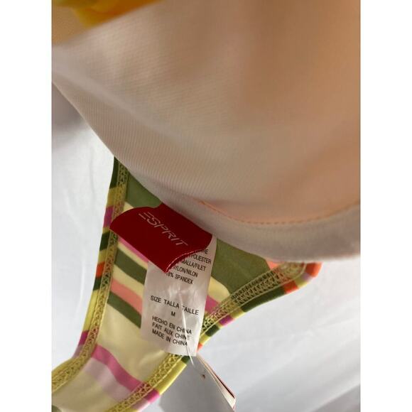 NWT Esprit Striped Bikini Top Size Medium - Picture 5 of 6